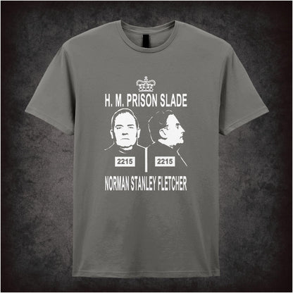 H. M. Prison Slade Norman Stanley Fletcher – Cult British Sitcom Graphic T-Shirt