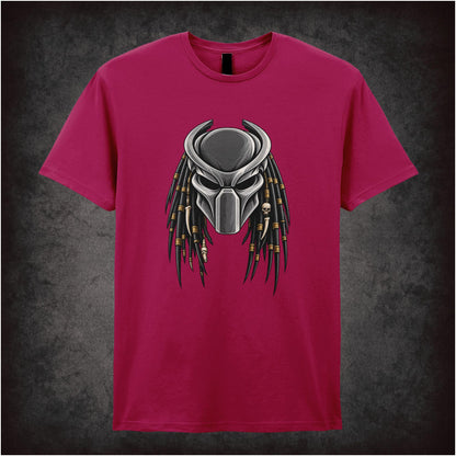 Predator alien mask T-shirt in cardinal red from Predator