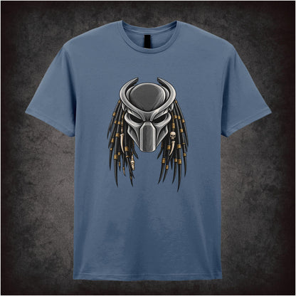 Predator alien mask T-shirt in indigo from Predator