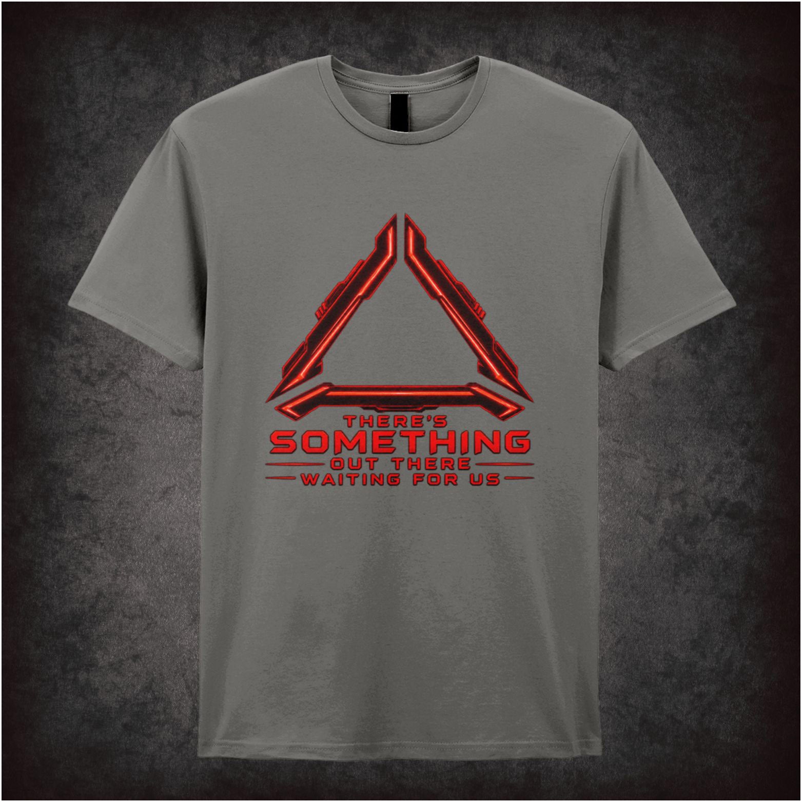 Predator there's something out there waiting for us T-shirt in charcoal from Predator