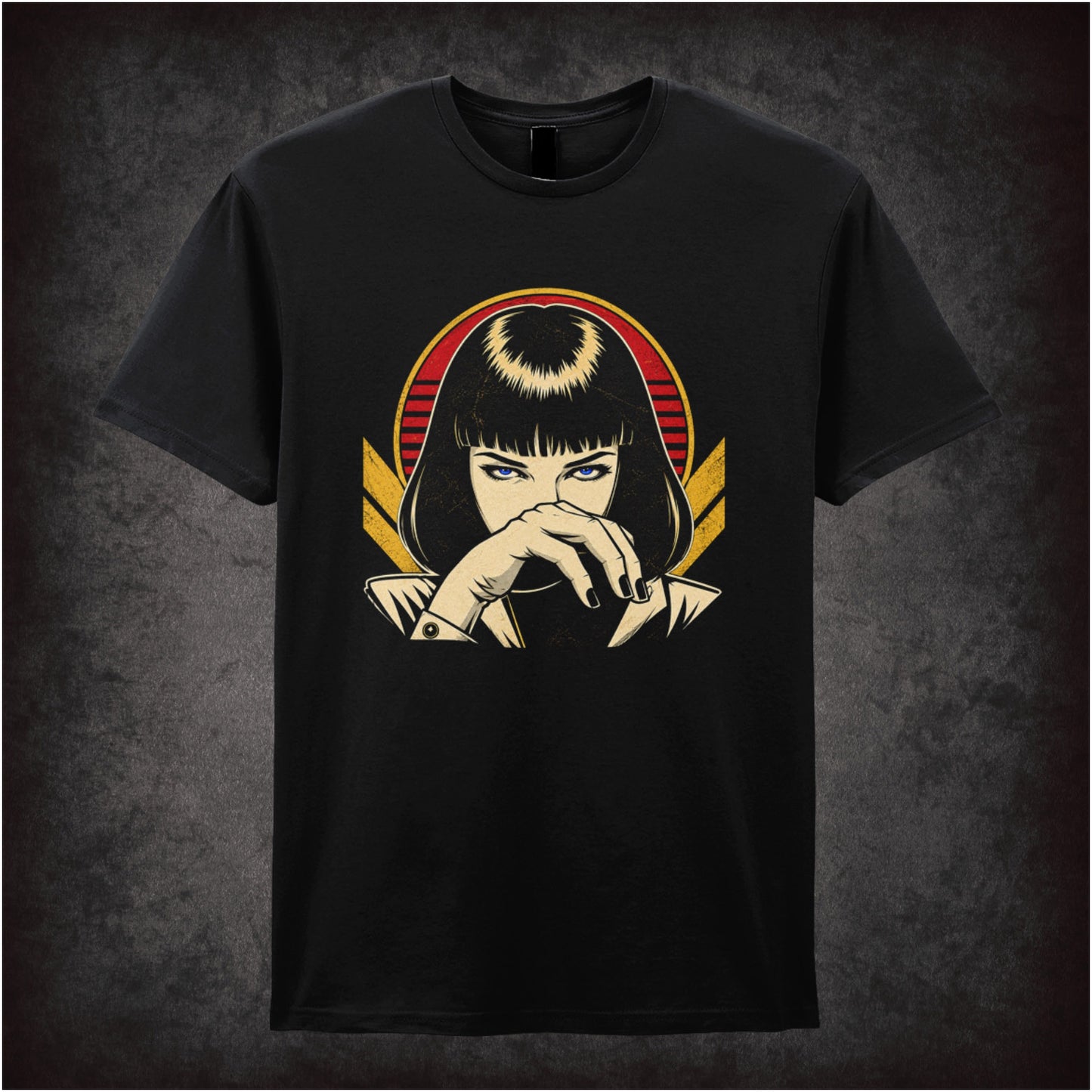 I Said Goddamn! T-shirt in black from Pulp Fiction