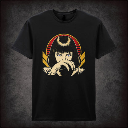 I Said Goddamn! T-shirt in black from Pulp Fiction