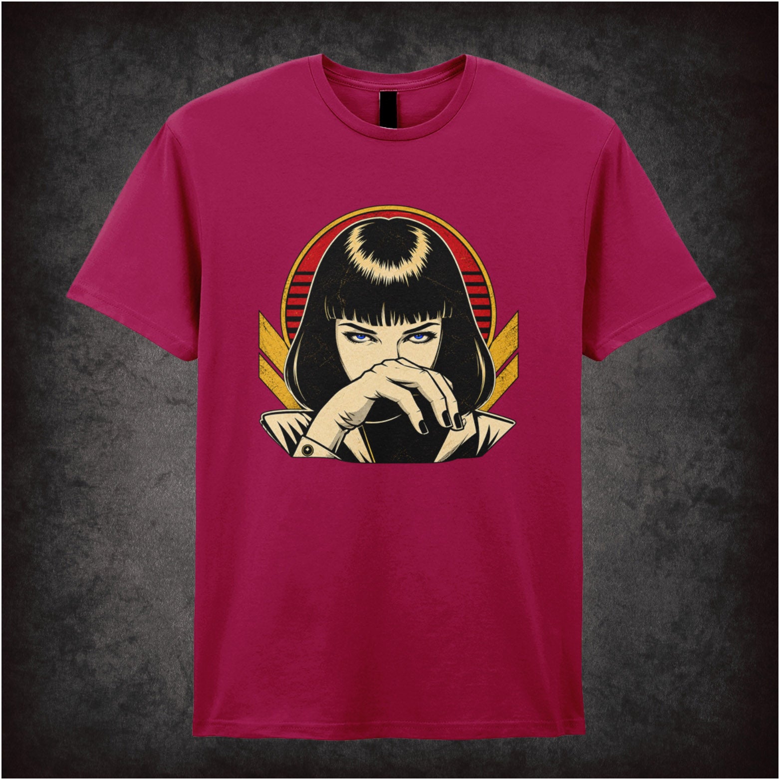 I Said Goddamn! T-shirt in cardinal red from Pulp Fiction