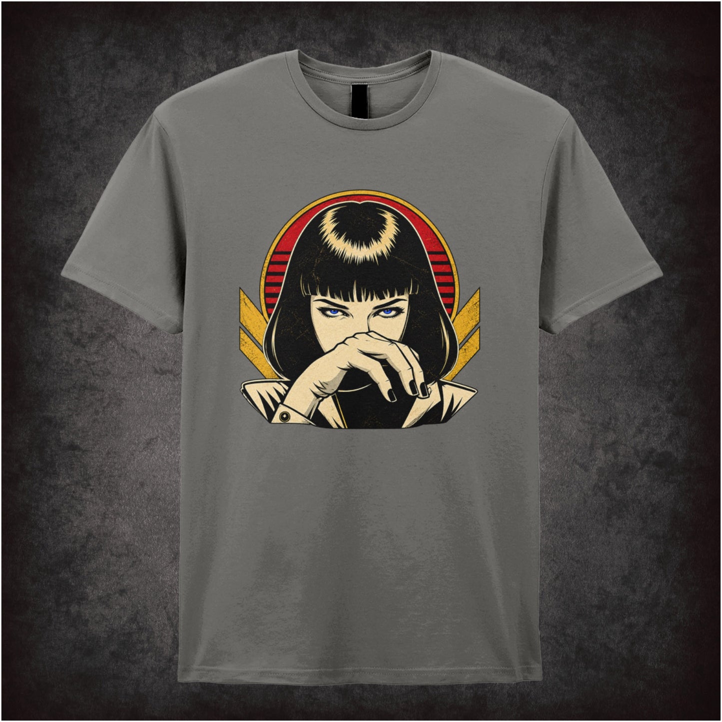 I Said Goddamn! T-shirt in charcoal from Pulp Fiction