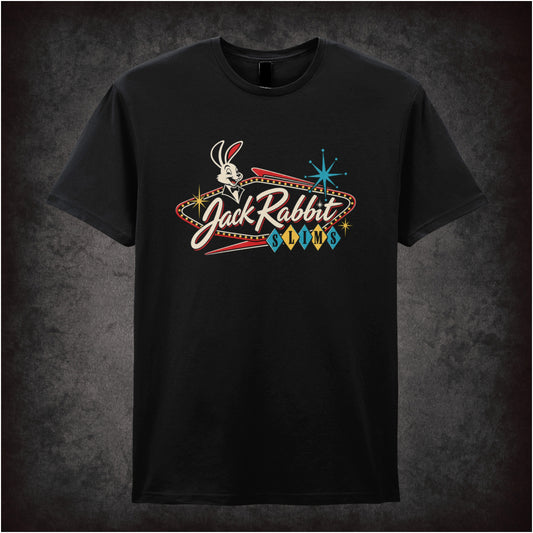 Jack Rabbit Slim's T-shirt in black from Pulp Fiction