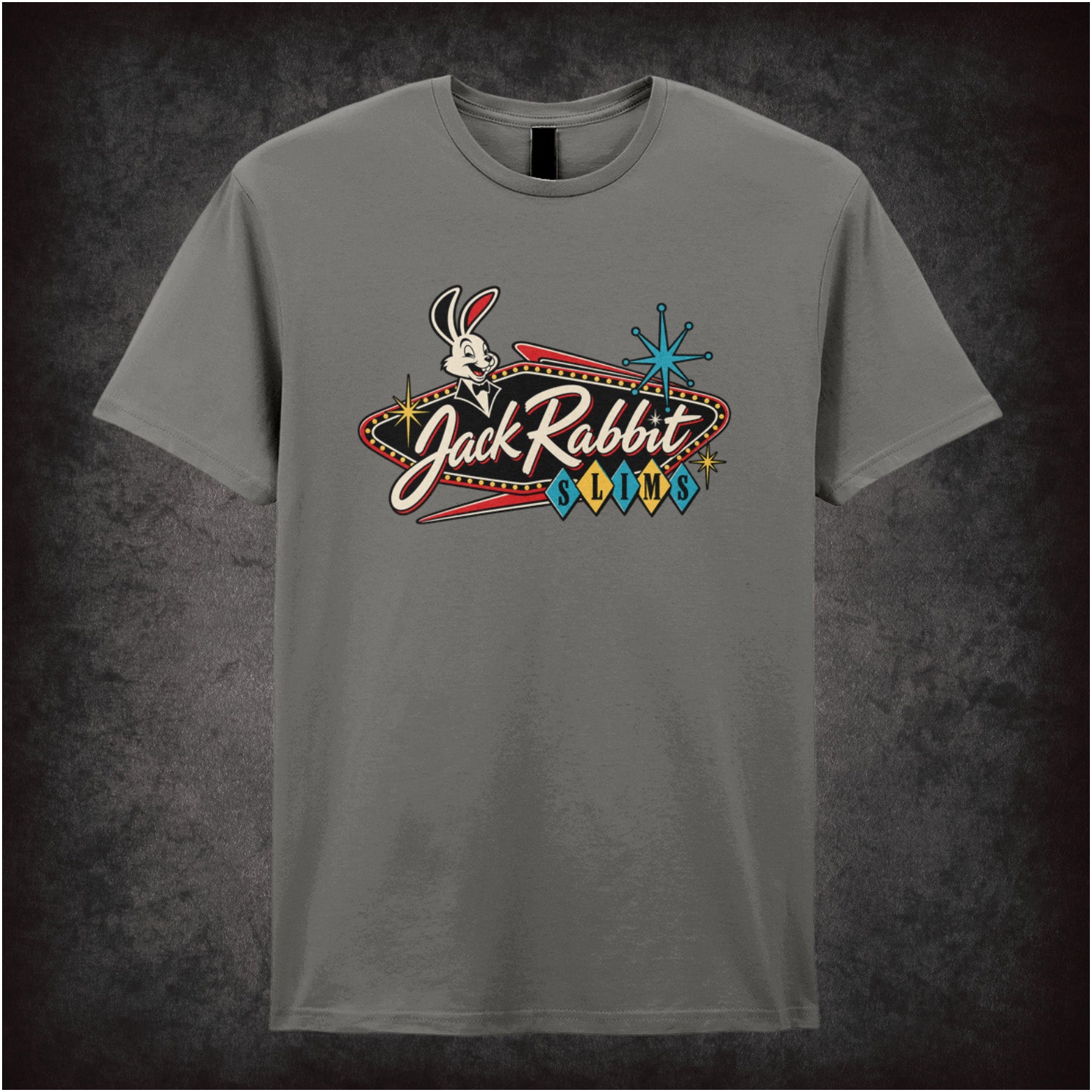 Jack Rabbit Slim's T-shirt in charcoal from Pulp Fiction