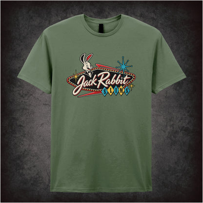 Jack Rabbit Slim's T-shirt in military green from Pulp Fiction