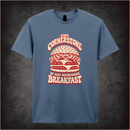 The cornerstone of any nutritious breakfast T-shirt in indigo from Pulp Fiction