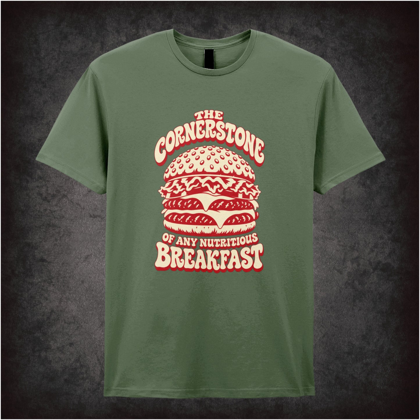 The cornerstone of any nutritious breakfast T-shirt in indigo from Pulp Fiction