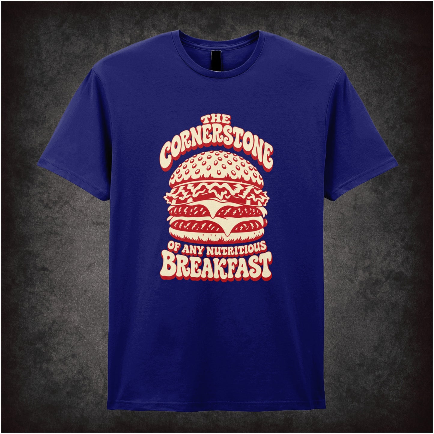 The cornerstone of any nutritious breakfast T-shirt in navy from Pulp Fiction