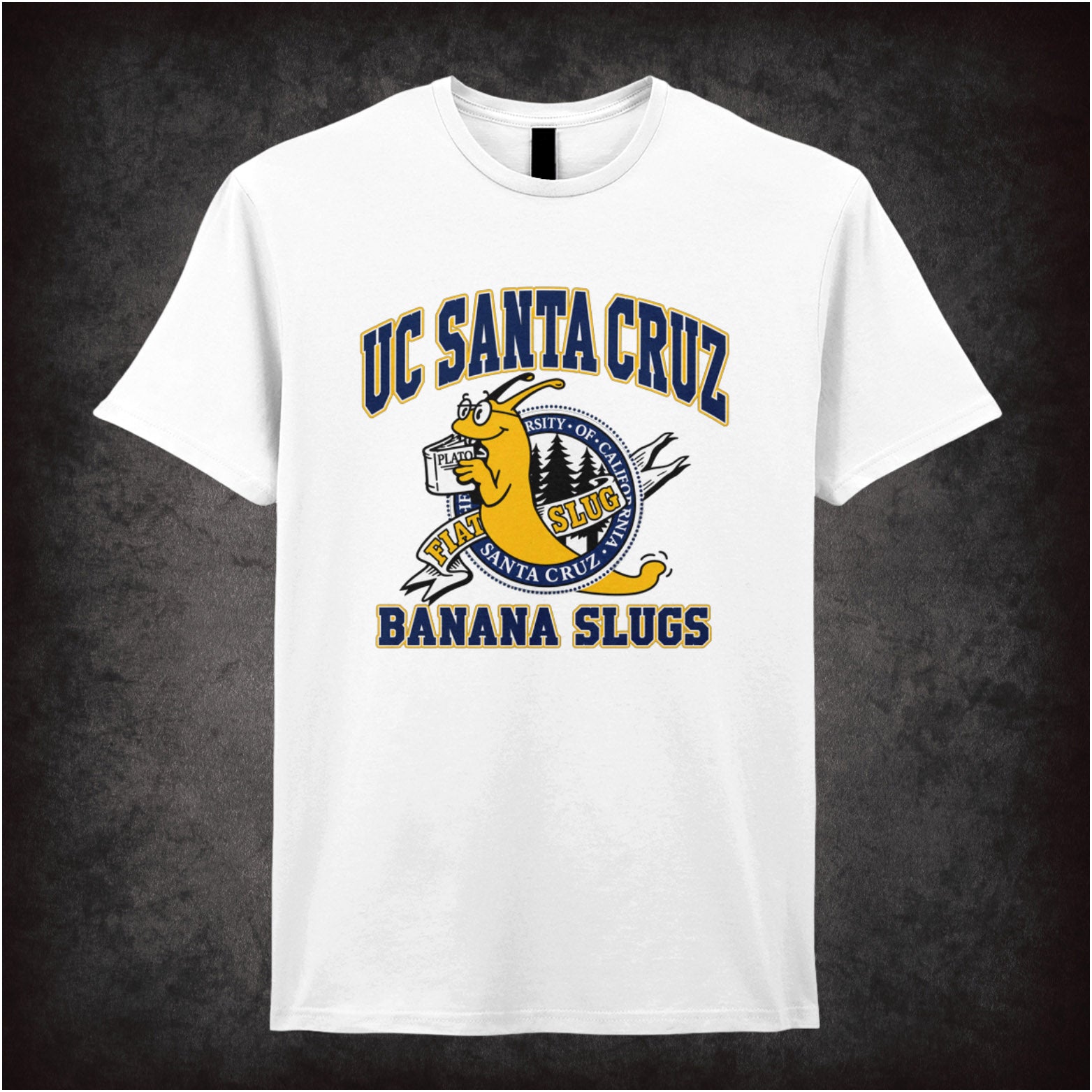 UC Santa Cruz Banana Slugs T-shirt in white from Pulp Fiction