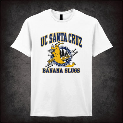 UC Santa Cruz Banana Slugs T-shirt in white from Pulp Fiction
