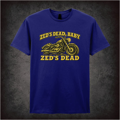 ‘Zed’s dead baby’ quote T-shirt in navy from Pulp Fiction