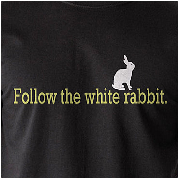 Follow The White Rabbit - The Matrix Inspired Unisex T Shirt