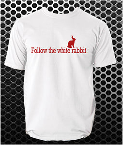 Follow The White Rabbit - The Matrix Inspired Unisex T Shirt