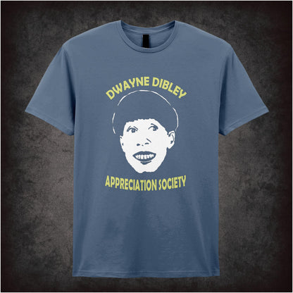 Dwayne Dibley Appreciation Society – Cult Sci-Fi Comedy Graphic T-Shirt