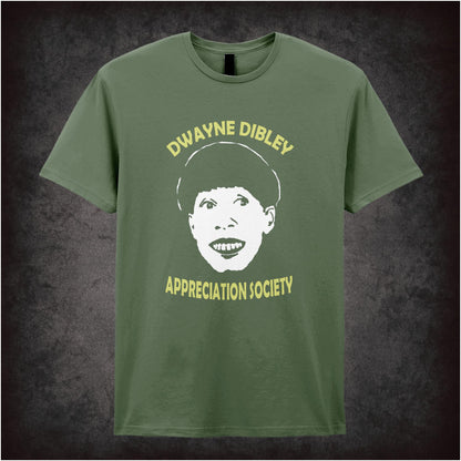 Dwayne Dibley Appreciation Society – Cult Sci-Fi Comedy Graphic T-Shirt