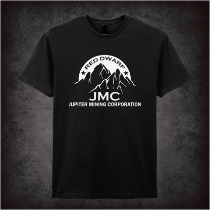 JMC Jupiter Mining Corporation – Cult Sci-Fi Comedy Graphic T-Shirt