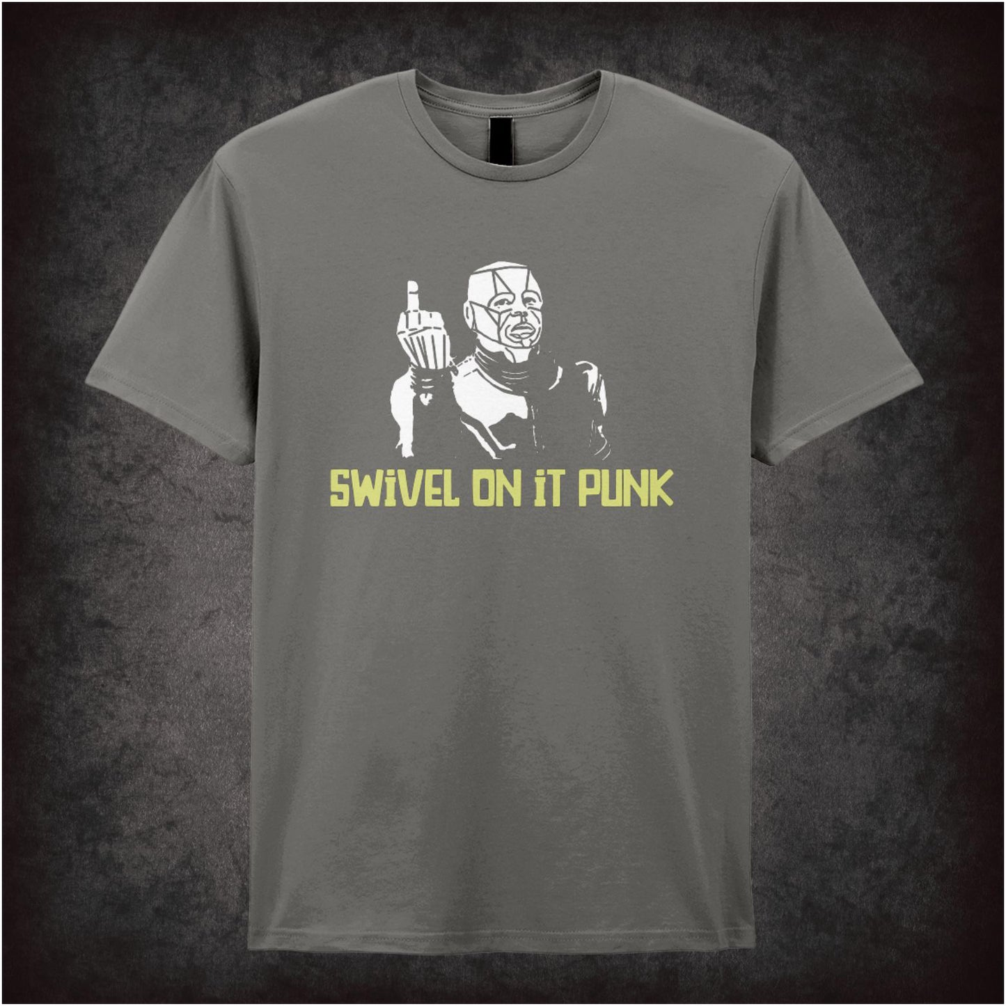 Swivel On It Punk – Cult Sci-Fi Comedy Graphic T-Shirt