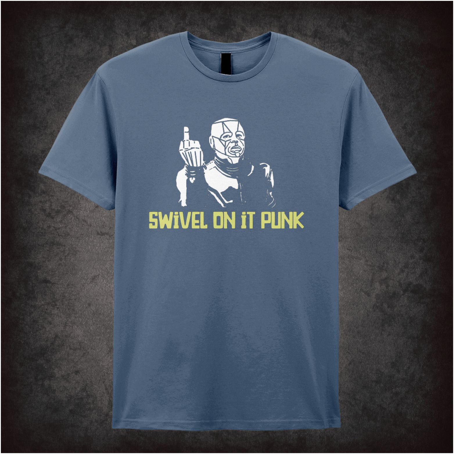“Kryten ‘Swivel on it, punk’ T-shirt from Red Dwarf”