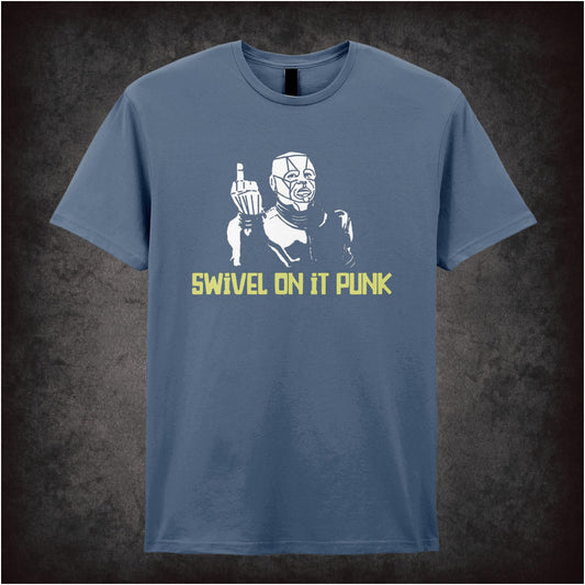 “Kryten ‘Swivel on it, punk’ T-shirt from Red Dwarf”