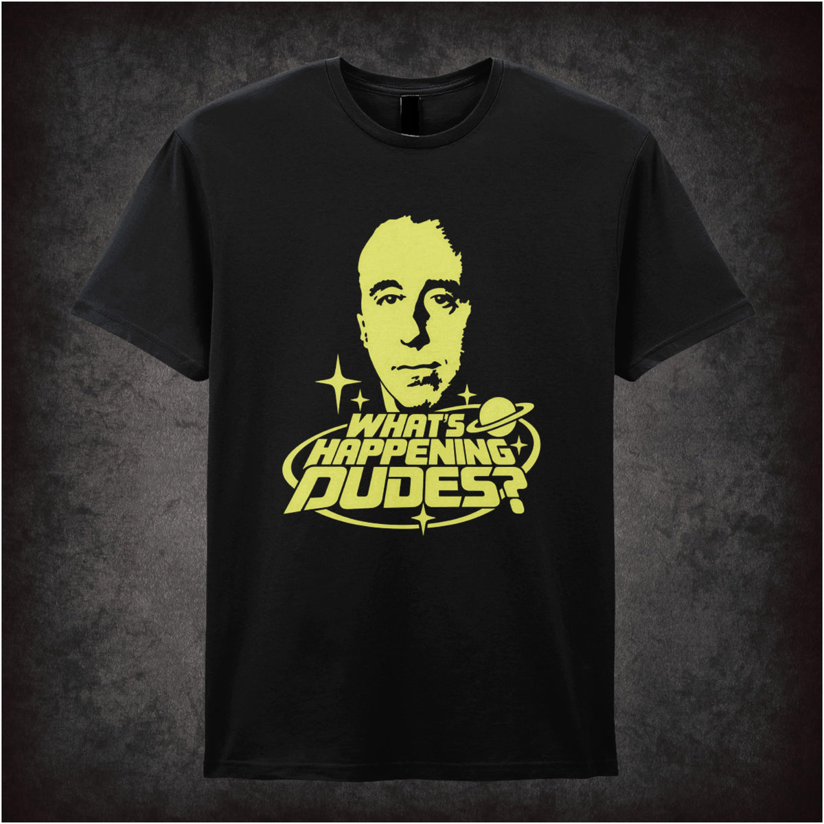 “Holly ‘What’s happening dudes?’ T-shirt in black from Red Dwarf”