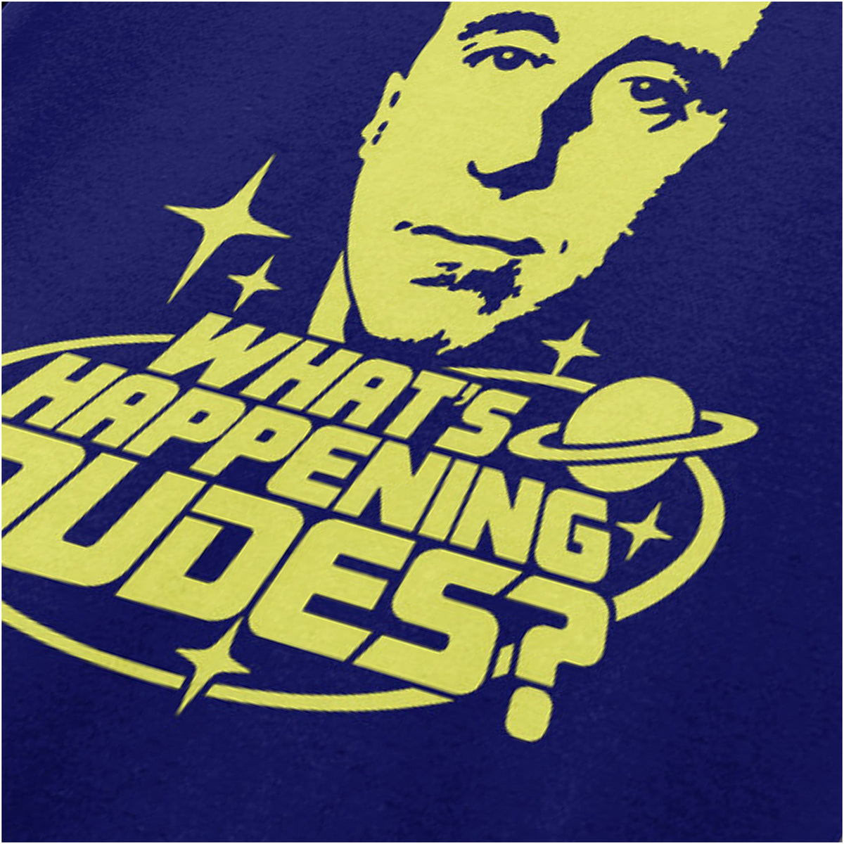 “Holly ‘What’s happening dudes?’ close up T-shirt in navy from Red Dwarf”
