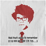 Well That's Easy To Remember 0118 999 811 999 119 725.....3 - The IT Crowd Inspired Unisex T Shirt