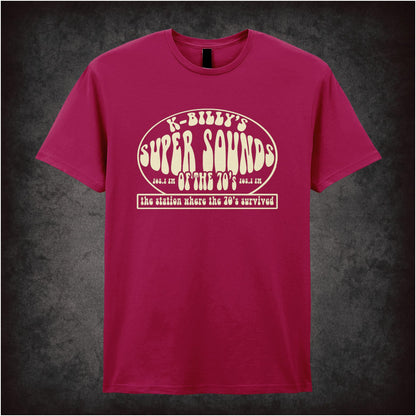 K-Billy’s Super Sounds of the ’70s – Cult Film Graphic T-Shirt
