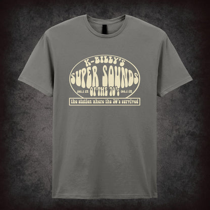 K-Billy’s Super Sounds of the ’70s – Cult Film Graphic T-Shirt
