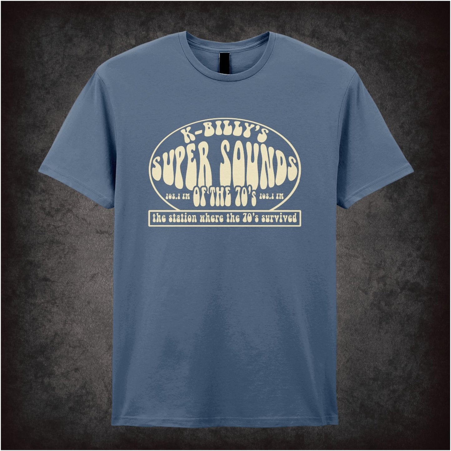 K-Billy's Super Sounds Of The 70s Reservoir Dogs inspired unisex T-shirt with graphic design