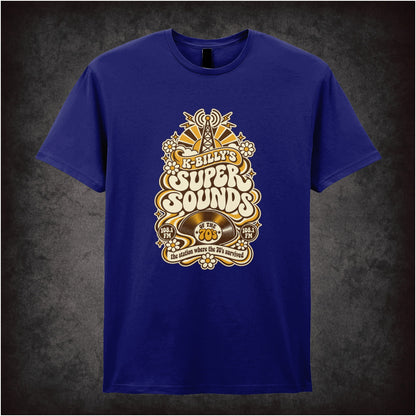 K-Billy’s Super Sounds radio logo T-shirt in navy from Reservoir Dogs