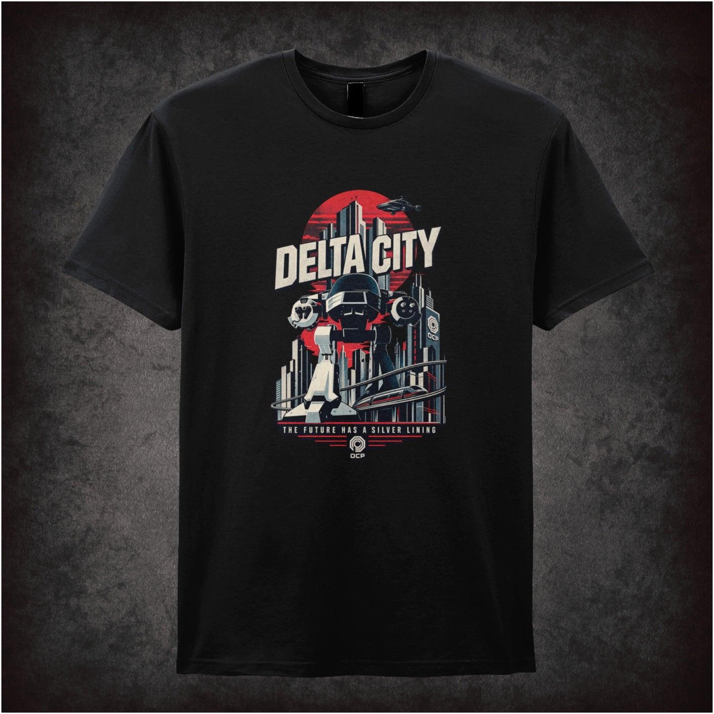 Delta City T-shirt in black from RoboCop