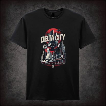 Delta City T-shirt in black from RoboCop