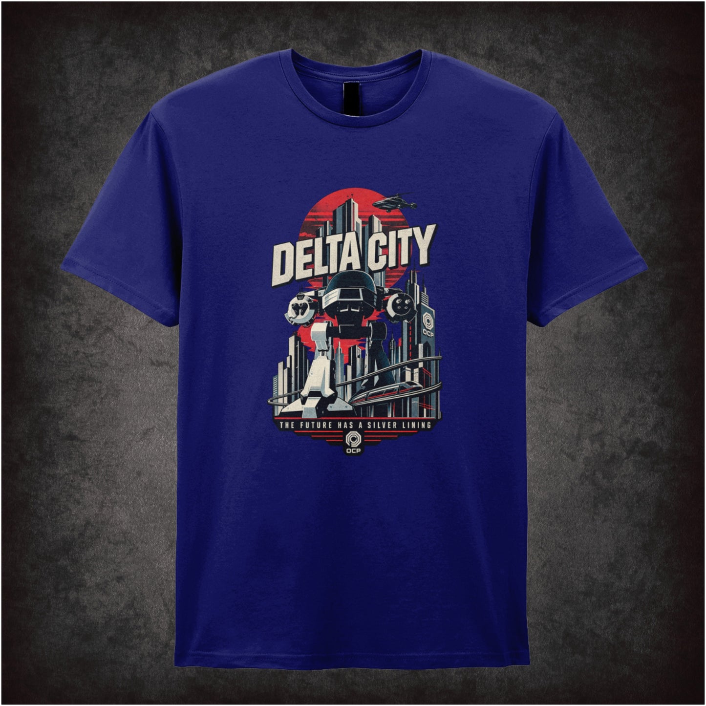 Delta City T-shirt in navy from RoboCop