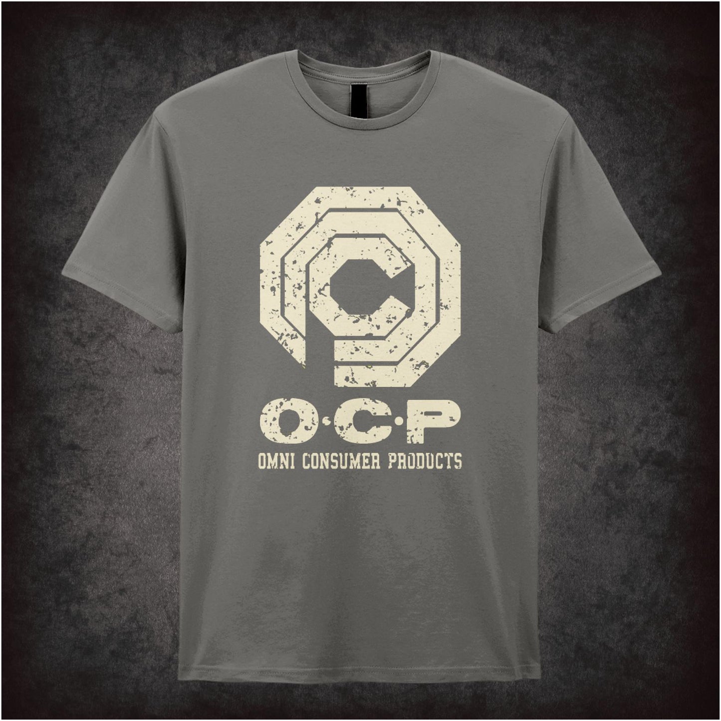 O.C.P. Omni Consumer Products RoboCop inspired unisex T-shirt with graphic design