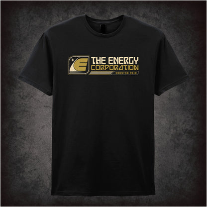 Energy Corporation Houston 2018 logo T-shirt in black from Rollerball