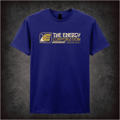 Energy Corporation Houston 2018 logo T-shirt in navy from Rollerball