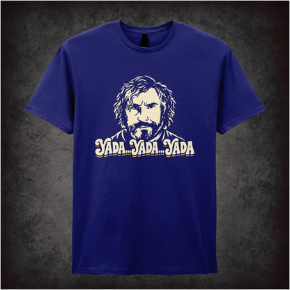 “Tommy Saxondale ‘Yada, yada, yada’ T-shirt in navy from Saxondale”