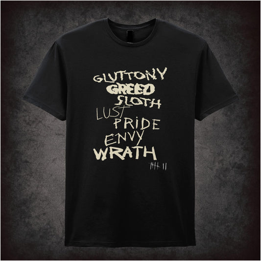 Seven Deadly Sins – Softstyle Unisex Graphic T-Shirt