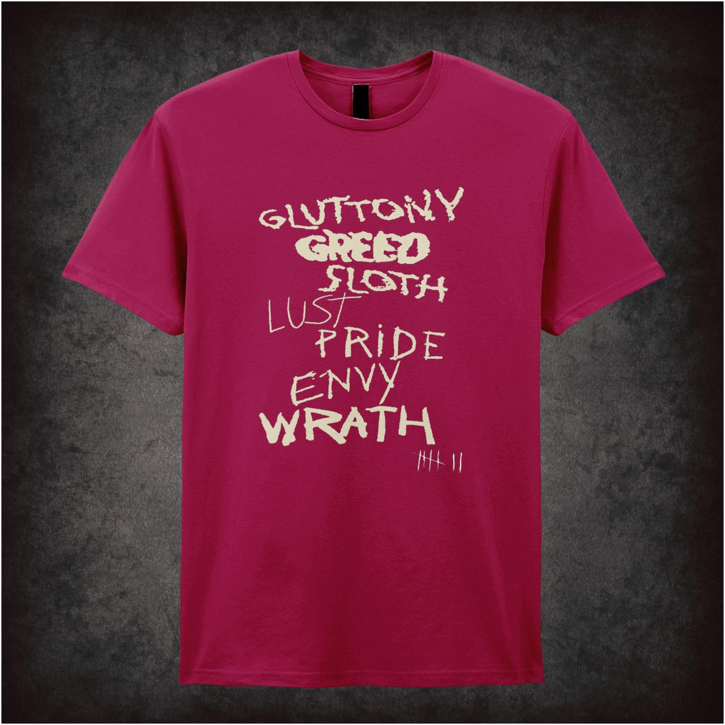 Seven Deadly Sins – Softstyle Unisex Graphic T-Shirt