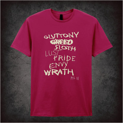 Seven Deadly Sins – Softstyle Unisex Graphic T-Shirt