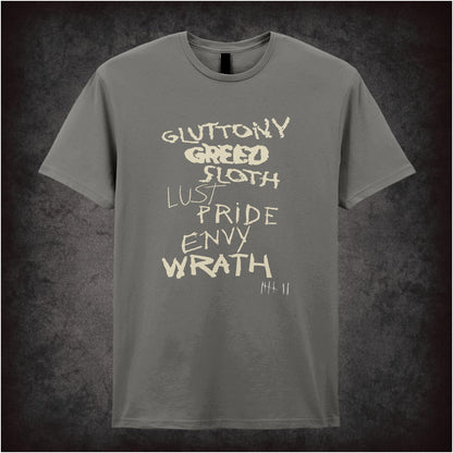 Seven Deadly Sins – Softstyle Unisex Graphic T-Shirt