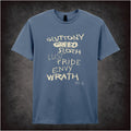 Seven Deadly Sins – Cult Thriller Graphic T-Shirt