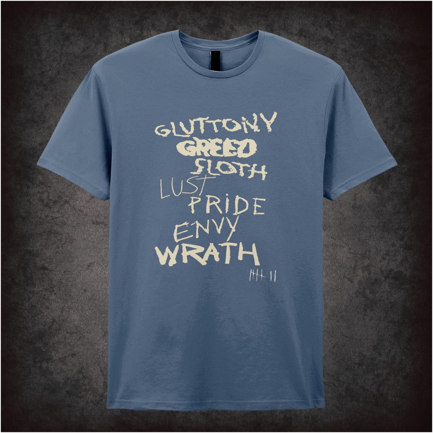 The Seven Deadly Sins Seven inspired unisex T-shirt with graphic design