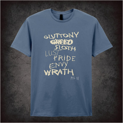 The Seven Deadly Sins Seven inspired unisex T-shirt with graphic design