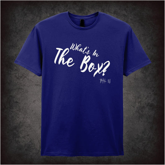 What's in the box Seven inspired unisex T-shirt with graphic design