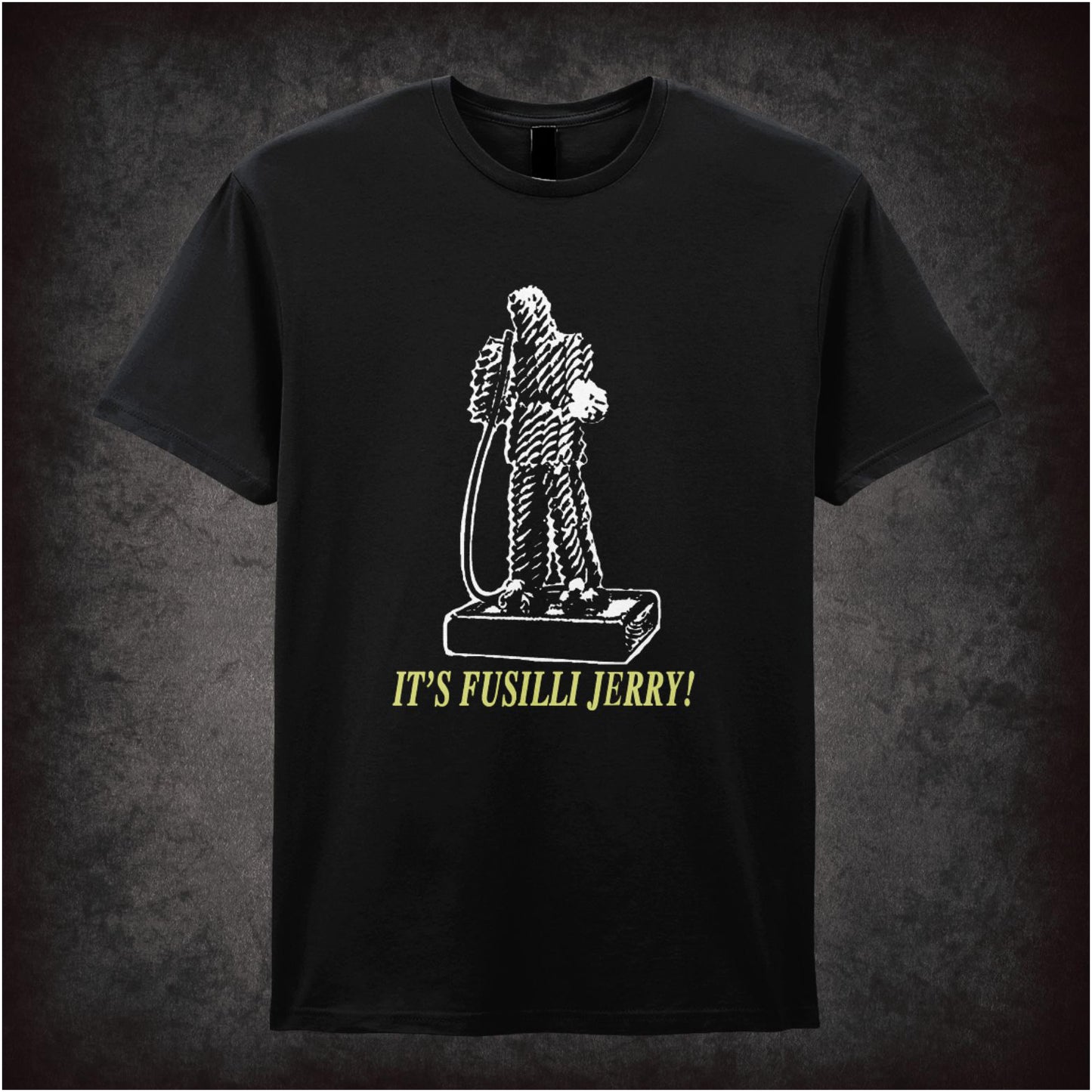 It’s Fusilli Jerry! – Cult American Sitcom Graphic T-Shirt