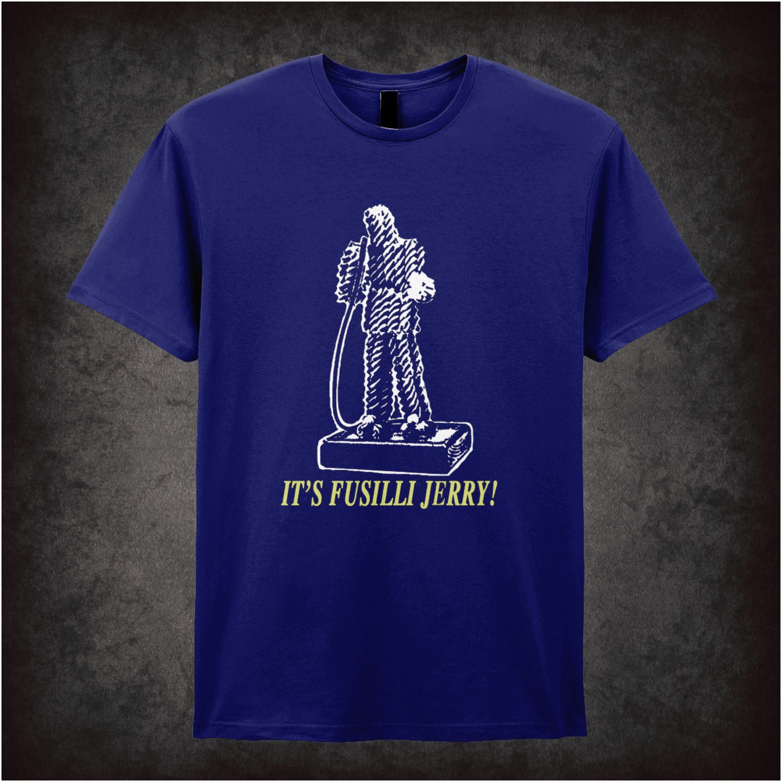 “Kramer ‘It’s Fusilli Jerry!’ T-shirt from Seinfeld”