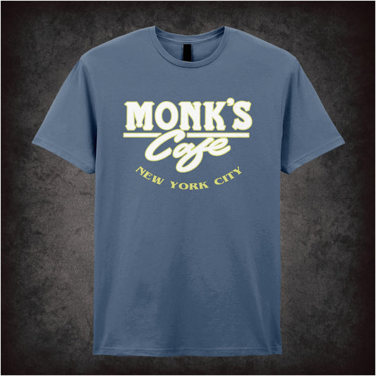 monk's cafe new york city seinfeld inspired unisex T-shirt with graphic design